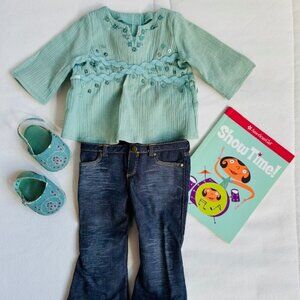 American Girl Sparkly Tunic and Jeans Outfit (retired)